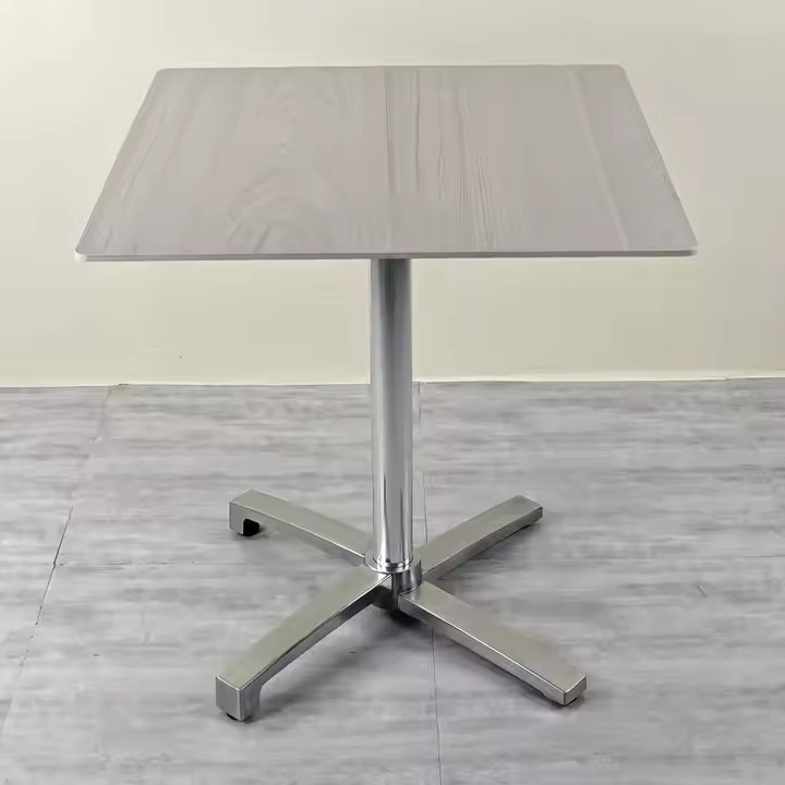 Modern Factory Direct Sales SINTERED STONE Panel Outdoor Metal Aluminum Table Legs Foldable Coffee Shop Bistro Dining Table
