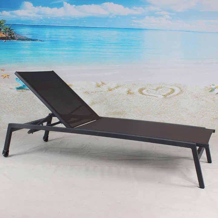 Swimming Pool Chaise Leisure Beach Daybed Aluminum Outdoor Furniture Sun Lounge Chair